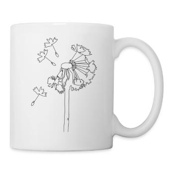 Pusteblume - Tasse - Weiß - Rechts
