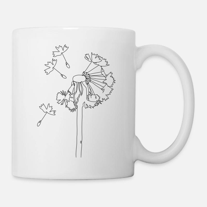 Pusteblume - Tasse - Weiß