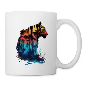 THE WILDLIFE KINGS - The Tiger King (Shape) - Tasse - Weiß - Rechts