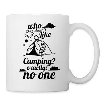 Camping pour enfants - Mug blanc - blanc - Droite
