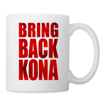 KONA 2023 NATATION CYCLISME COURSE SPORT TRIATHLÈTE - Mug blanc - blanc - Droite
