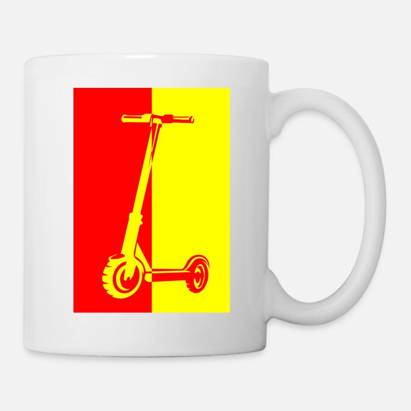 E-Scooter E-Roller Scooter - Mug blanc - blanc