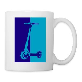 E-Scooter E-Roller Scooter - Mug blanc - blanc - Droite