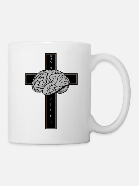 brain death - Tasse - Weiß