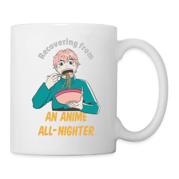 Se remettre d’un anime Anime Nighter & Ramen - Mug blanc - blanc - Droite