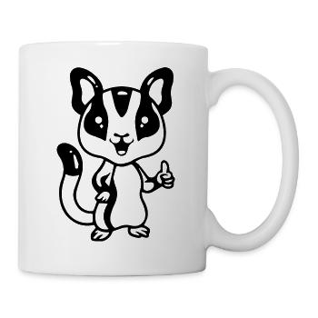 CHIEN CHAT ANIMAL DE COMPAGNIE - Mug blanc - blanc - Droite