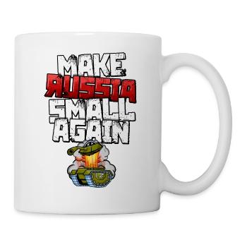 Make Russia Small Again - Tasse - Weiß - Rechts