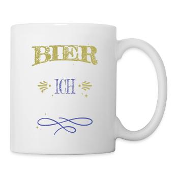 hopfen spaß humor lustiger spruch haustier - Tasse - Weiß - Rechts