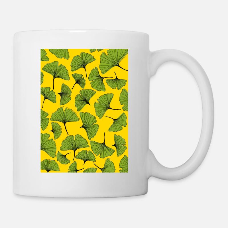 Ginkgo print - Mug - white