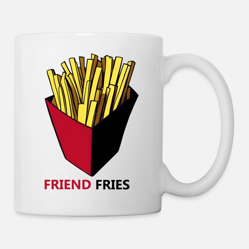 French Fries - Tasse - Weiß