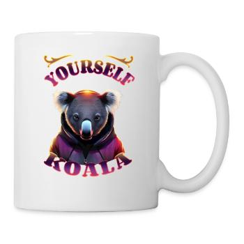 Sei immer du selbst - Koala - Spruch - Tasse - Weiß - Rechts