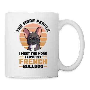Français Bulldog - Mug blanc - blanc - Droite