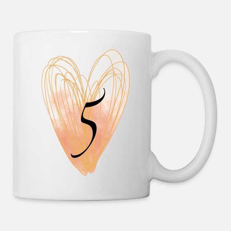 5 - Tasse - Weiß