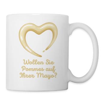 Mayo with fries | Mayonnaise is love! - Mug - white - Right