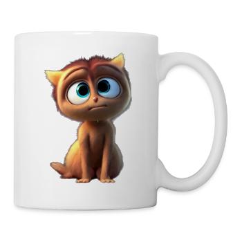 Bella die Hauskatze - Tasse - Weiß - Rechts