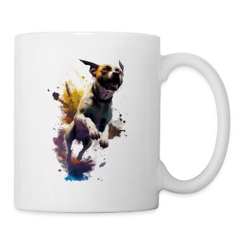 Paint the Dog - alle Kraft dem Hund - Tasse - Weiß - Rechts