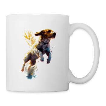 Paint the Dog - alle Kraft dem Hund 2 - Tasse - Weiß - Rechts
