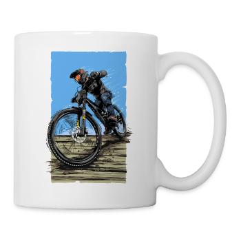 Downhill MTB - Mug - white - Right