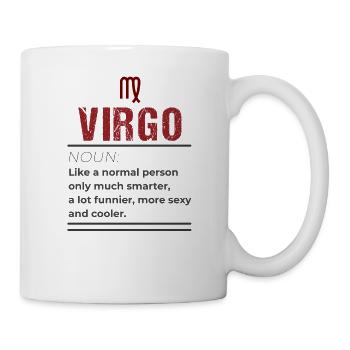 Virgo Noun - Like a normal person only - Mug - white - Right