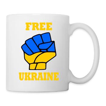 Free ukraine - Mug - white - Right