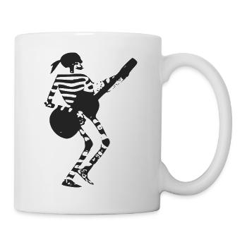 Ein Piratengitarrist - Tasse - Weiß - Rechts