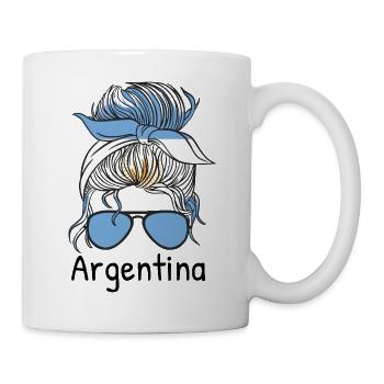 Drapeau de l’Argentine Amérique du Sud Drapeau argentin - Mug blanc - blanc - Droite