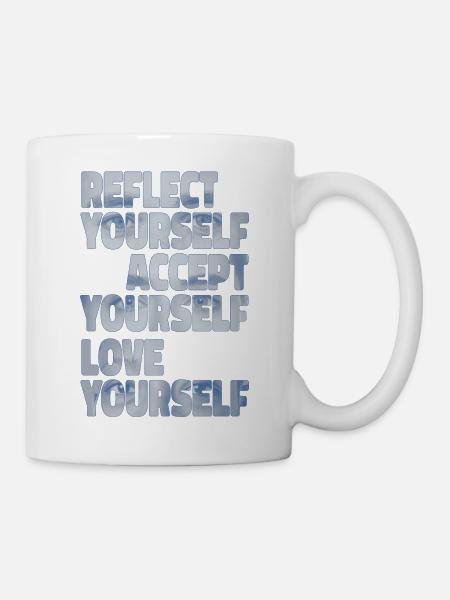 Réflexion - Mug blanc - blanc