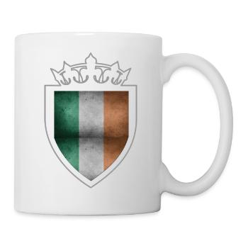 Irlande, drapeau, armoiries par Ahapix - Mug blanc - blanc - Droite