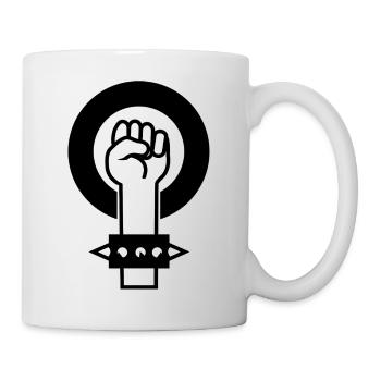 Lutte pour l’égalité - Mug blanc - blanc - Droite
