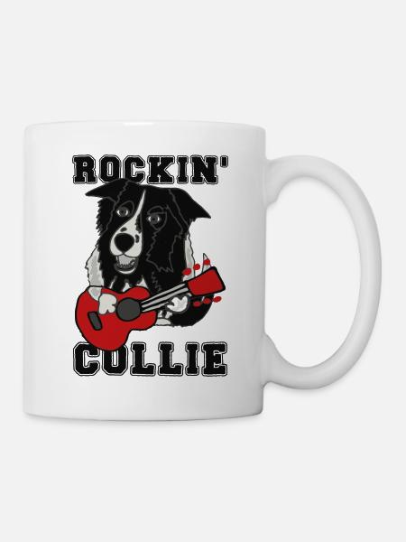 Rockin' Collie - Tasse - Weiß