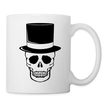 Skull Cylinder - Mug - white - Right