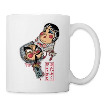 yokai Hyottoko otafuku - Mug - white - Right