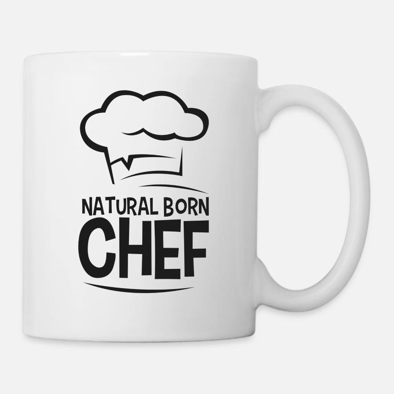 Geborener Koch - Tasse - Weiß