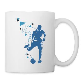Fussballer Dreieck Soccer - Tasse - Weiß - Rechts