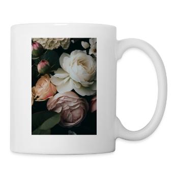 Bohemian Style, Modern, Flower Poster - Mug - white - Right
