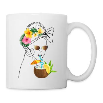 Club Tropicana - Mug blanc - blanc - Droite