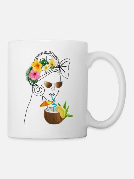 Club Tropicana - Tasse - Weiß
