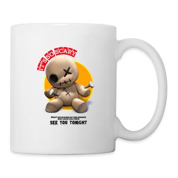 The ghost doll is very scary horror cartoon - Tasse - Weiß - Rechts