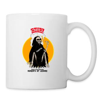 Skeleton cartoon vintage style - Tasse - Weiß - Rechts