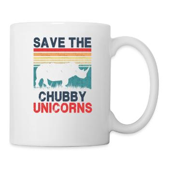 Save The Chubby Unicorns - Mug - white - Right