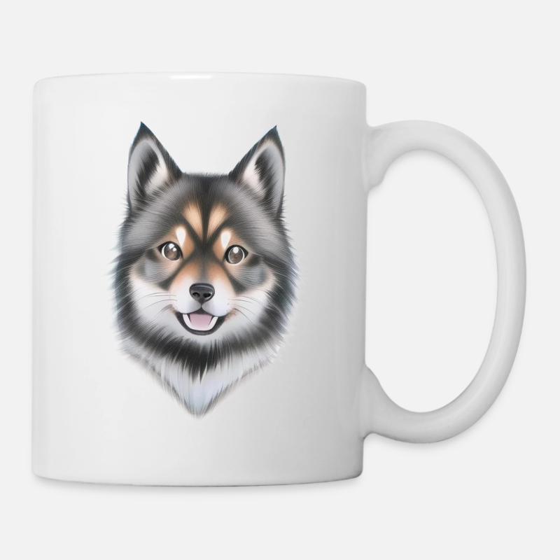 Le chien mignon - Mug blanc - blanc