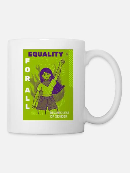 Equality for all, regardless of gender - Mug - white