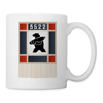 Wojtek der soldatische Bär - Tasse - Weiß - Rechts