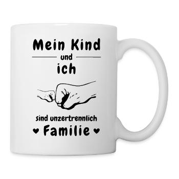 Die Familie - Tasse - Weiß - Rechts