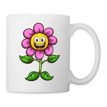 Adorable Cartoon Flower - Mug - white - Right
