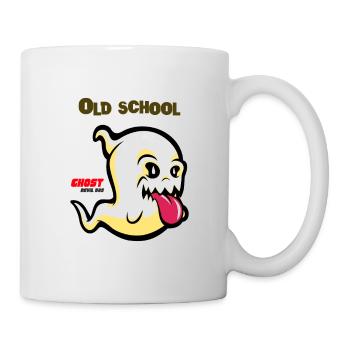 Ghost Old School Street Fashion Cool Cartoon - Tasse - Weiß - Rechts