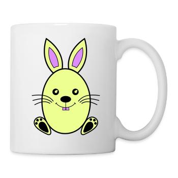 osterhase - Tasse - Weiß - Rechts