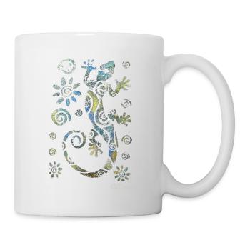 Gecko No1 - Tasse - Weiß - Rechts