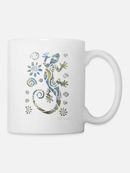 Gecko No1 - Tasse - Weiß