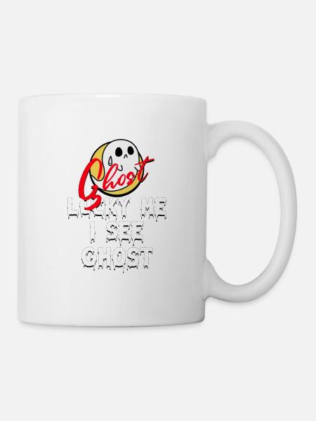 Ghost Cute Street Cool Cartoon - Tasse - Weiß